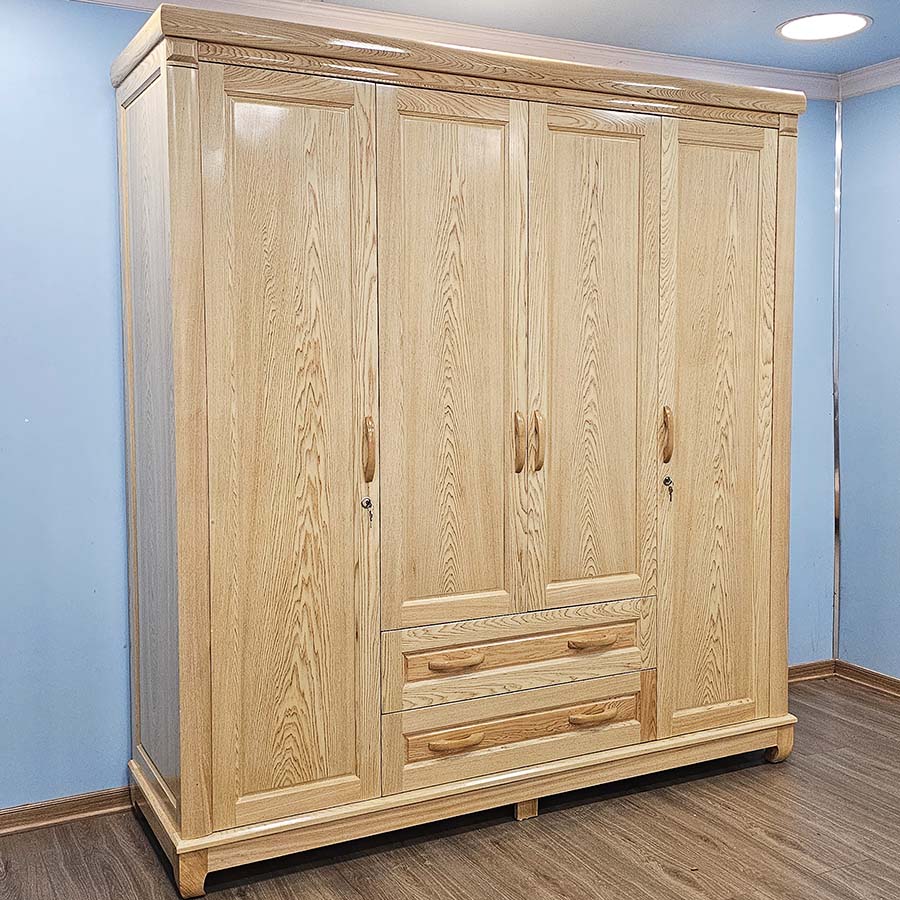 Tủ Quần Áo Gỗ Pơ Mu Đẹp