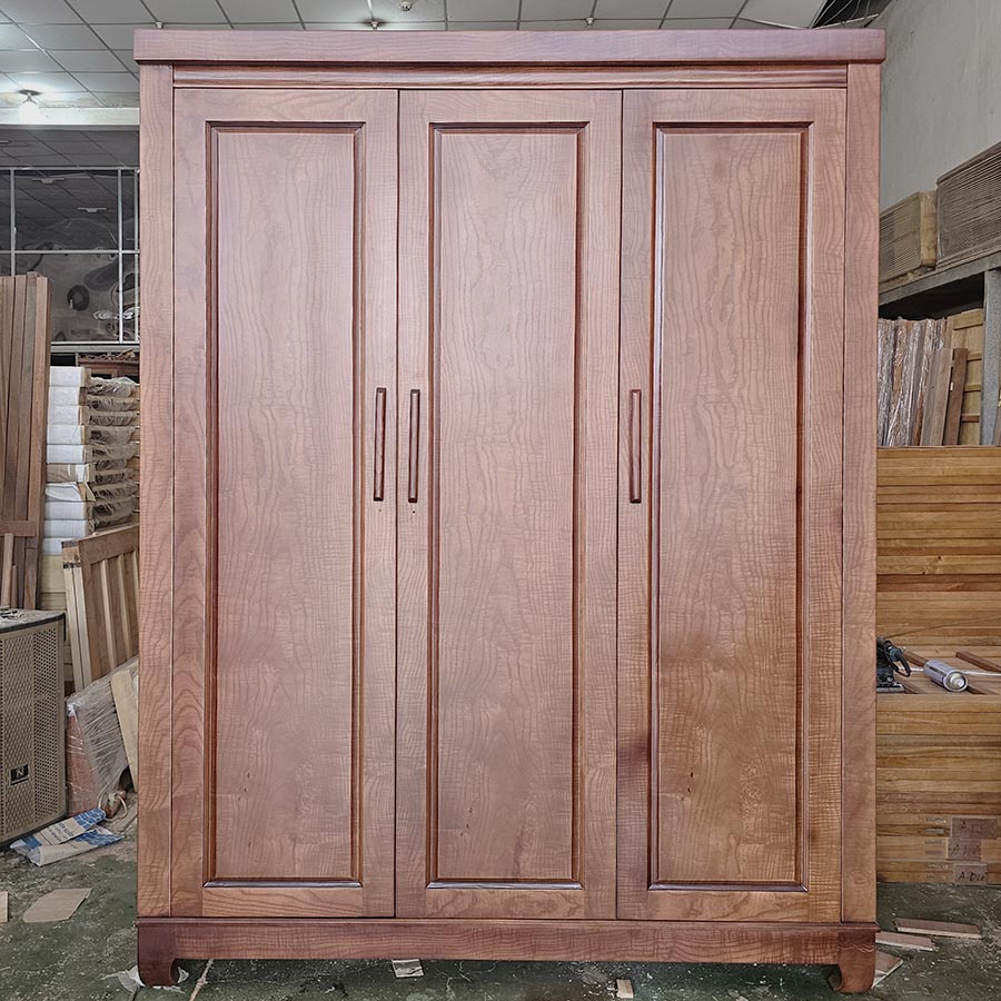Tủ Quần Áo Màu Gỗ Óc Chó