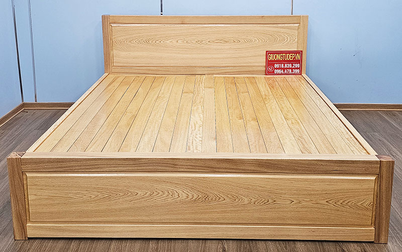 Giường Ngủ Gỗ PơMu Hiện Đại Đẹp