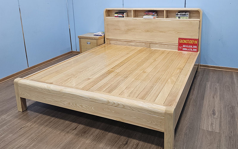 Giường Ngủ Hiện Đại Có Tủ Đầu Giường