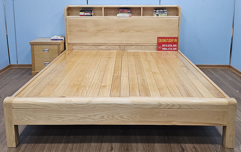 Giường Ngủ Hiện Đại Có Tủ Đầu Giường