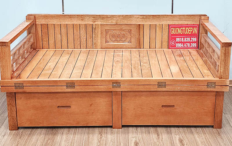 Giường gấp thành ghế thông minh