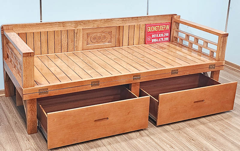 Giường gấp thành ghế thông minh