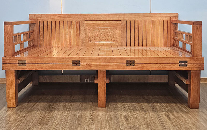 Giường Gấp Đẹp Gỗ Sồi