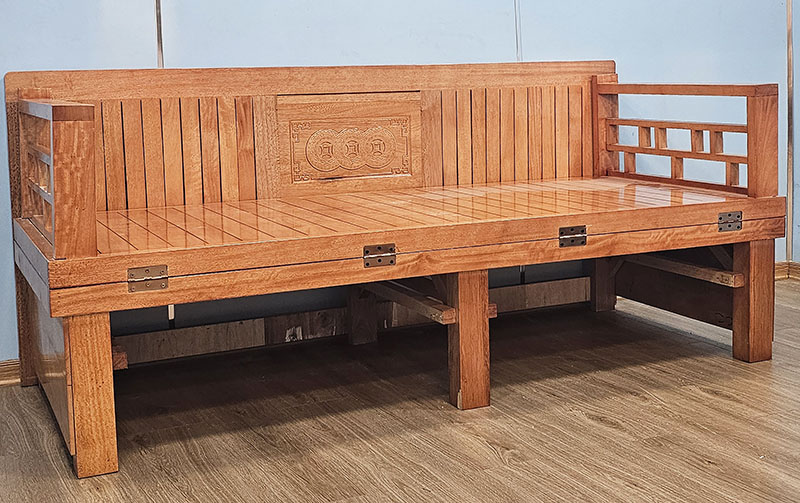 Giường Gấp Đẹp Gỗ Sồi