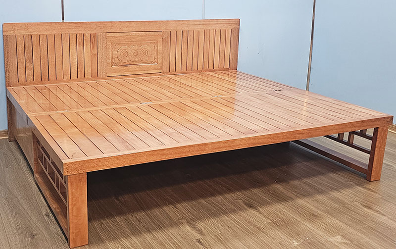 Giường Gấp Đẹp Gỗ Sồi