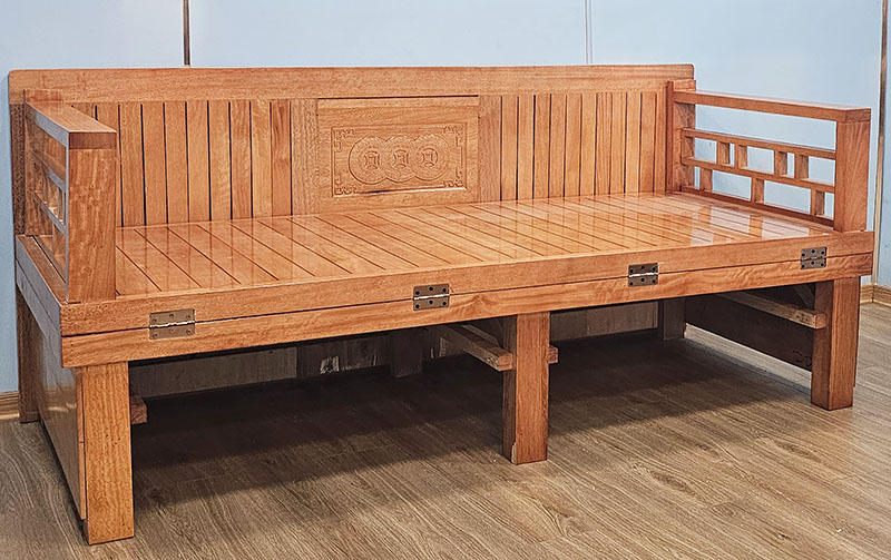 Mẫu giường gỗ gấp gọn