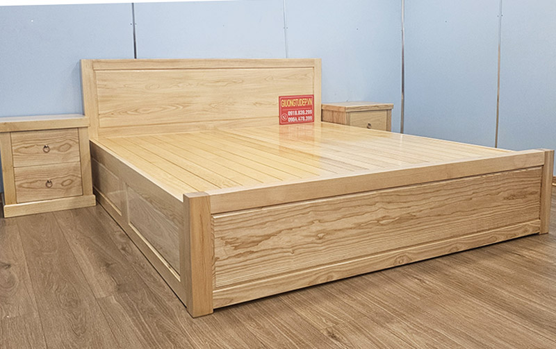 Giường Hộp Hiện Đại Gỗ Tự Nhiên