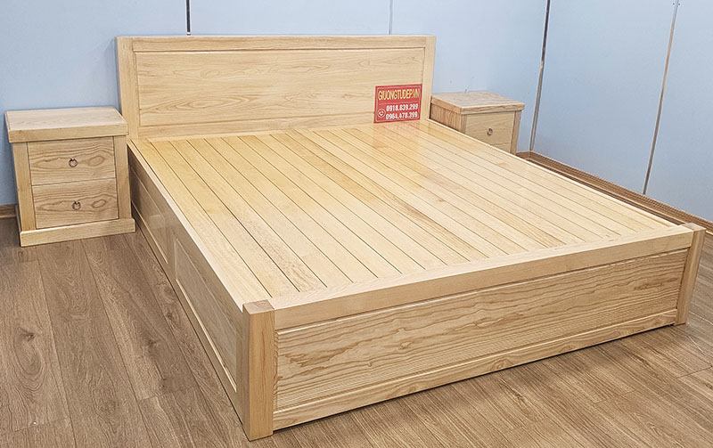 Giường Hộp Hiện Đại Gỗ Tự Nhiên