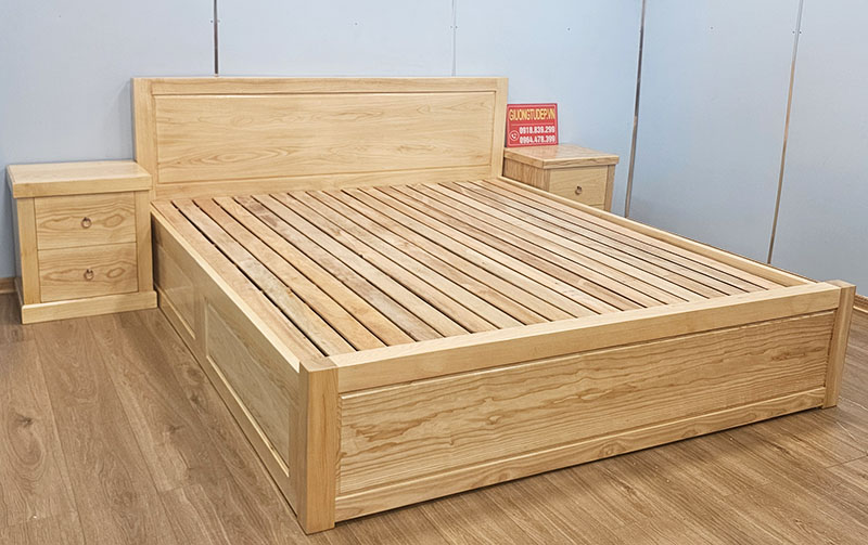Giường Hộp Hiện Đại Gỗ Tự Nhiên