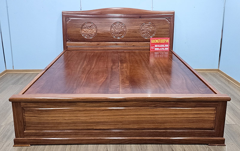 Giường Ngủ Gỗ Cẩm Đá Đẹp