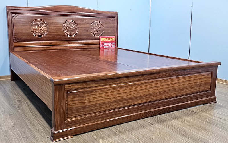 Giường Ngủ Gỗ Cẩm Đá Đẹp