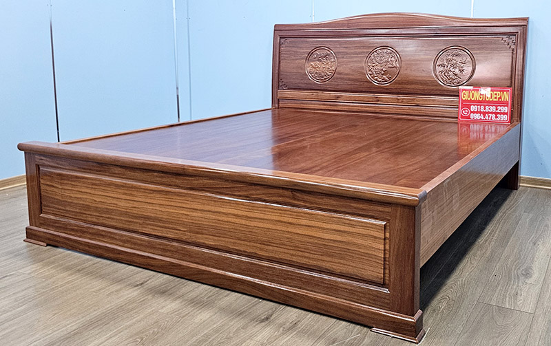 Giường Ngủ Gỗ Cẩm Đá Đẹp