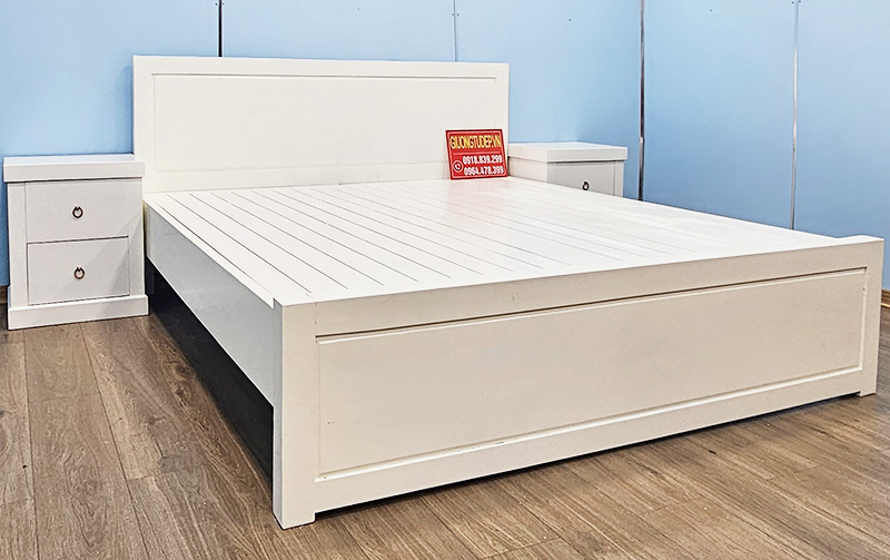 Giường Ngủ Mù Trắng