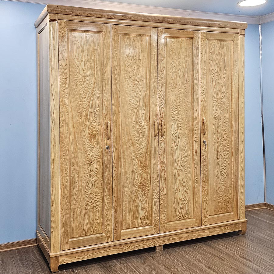 Tủ Quần Áo 3 Buồng Gỗ Pơ Mu