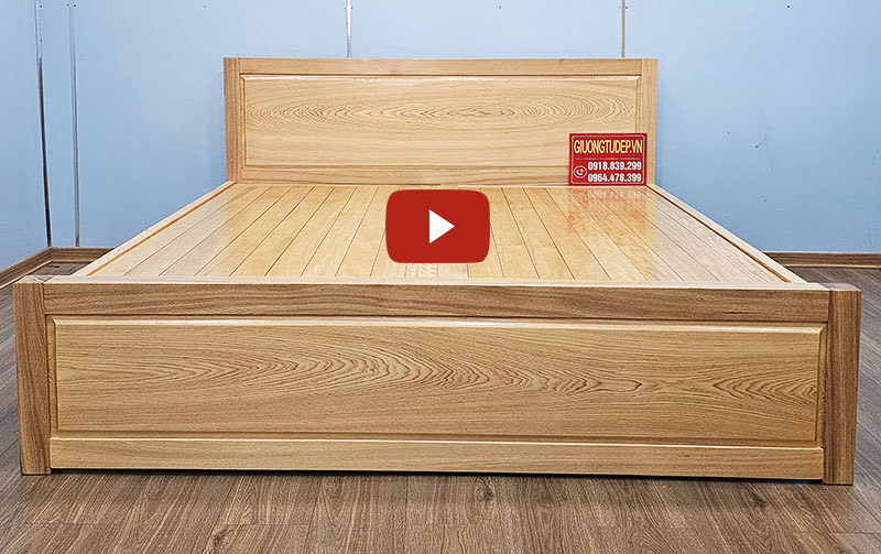 Mẫu Giường Ngủ Trơn Hiện Đại Đẹp