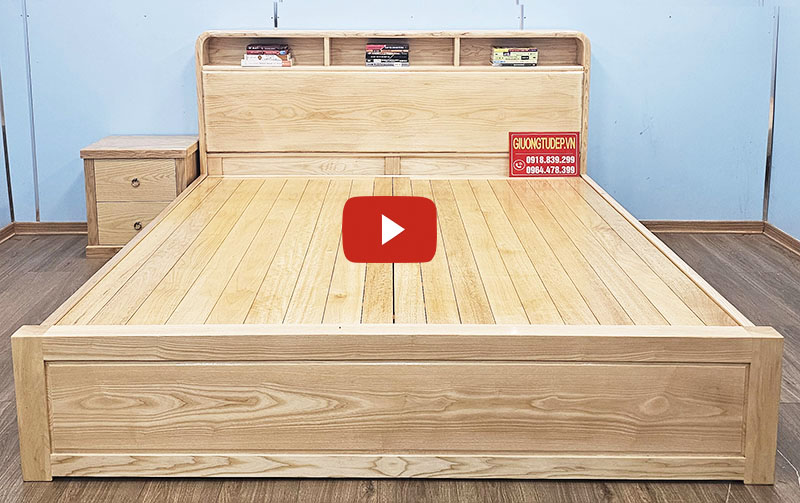 Giường Ngủ Đa Năng Có Tủ Đầu GIường