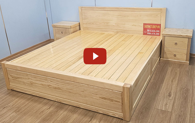Giường Hộp Hiện Đại Gỗ Tự Nhiên