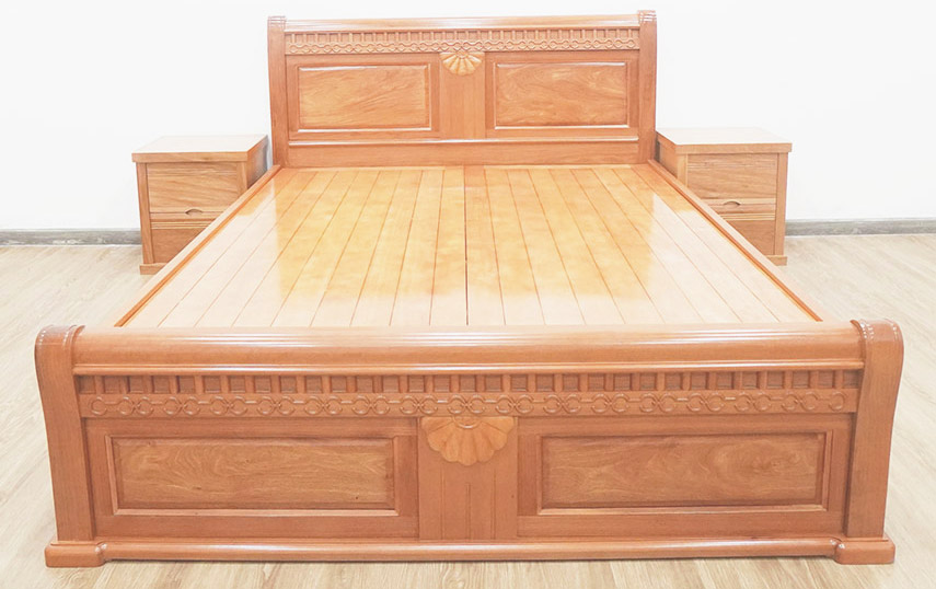 Giường ngủ gỗ đinh hương G09