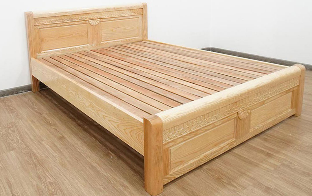 Giường ngủ gỗ sồi GS40