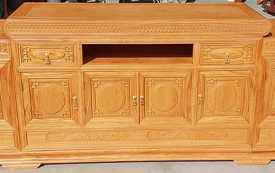 Kệ tivi gỗ gõ đỏ TV15